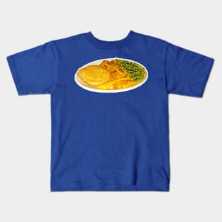 Upside Down Peas Chippy Meme Kids T-Shirt